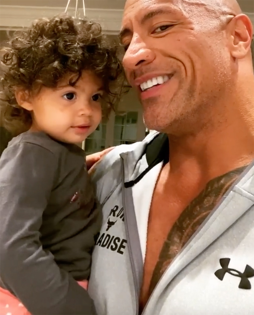 Dwayne Johnson, fille, Tiana, Journée internationale de la femme 2020, Instagram